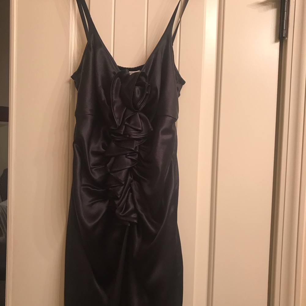 Silk black dress